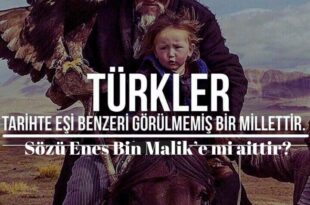 Turkler Tarihte Esi Benzeri Gorulmemis Bir Millettir Sozu Enes Bin Malik E Mi Aittir